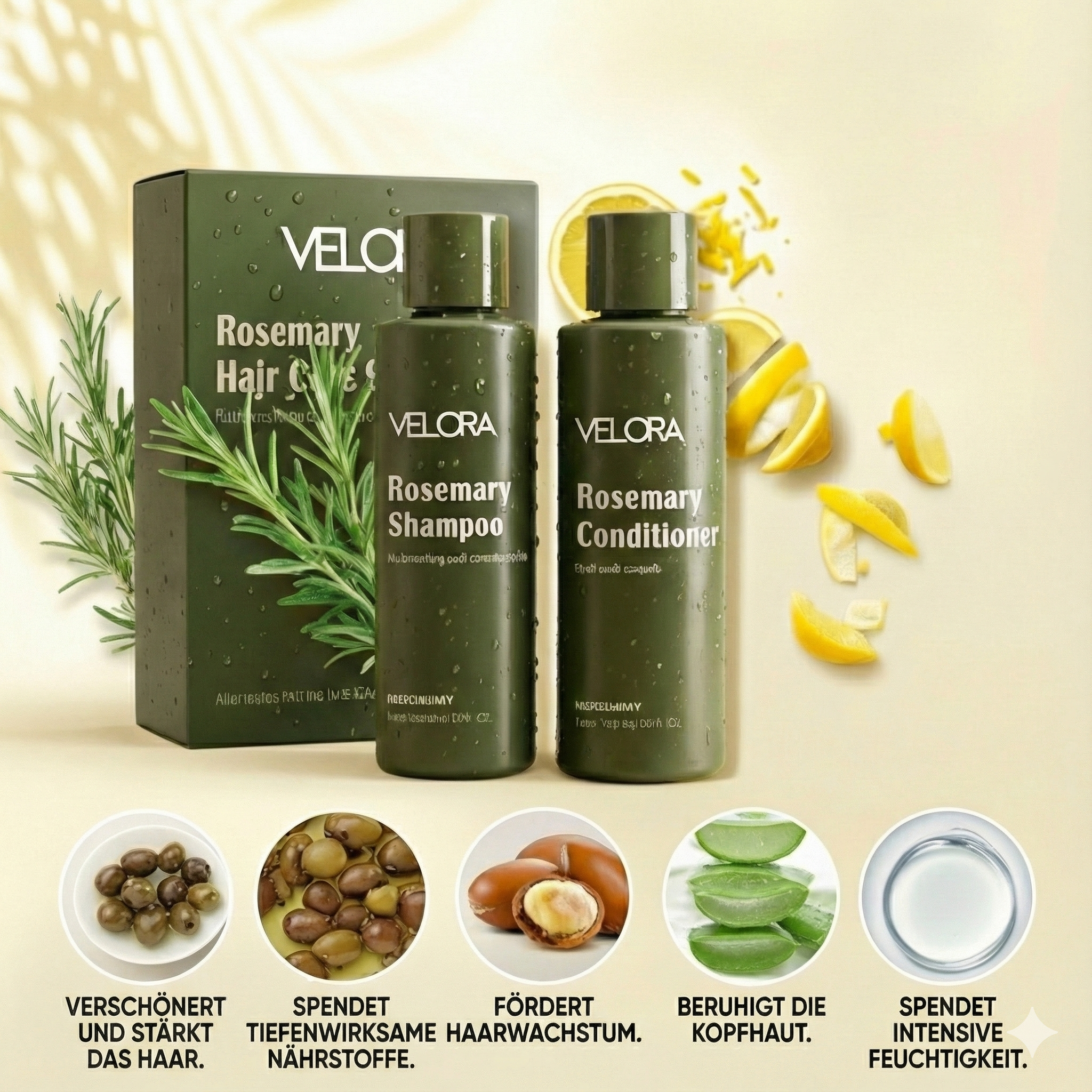 VELORA Peppermint Shampoo + Spülung